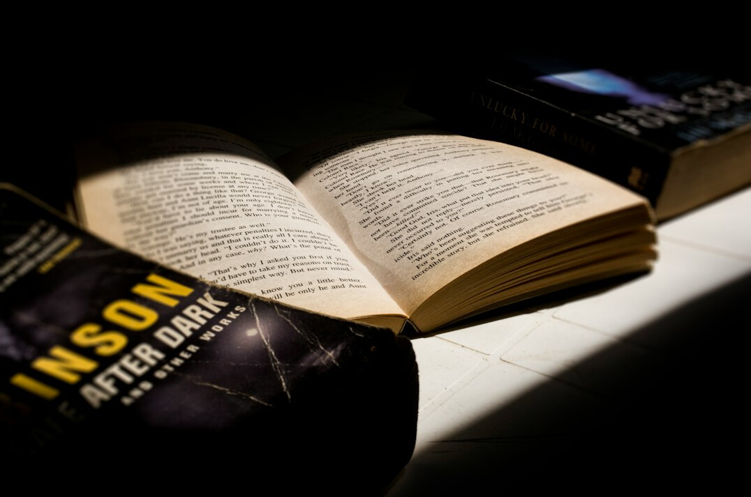 book pages turning